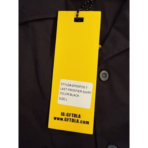 GFTD LA Last Frontier Shirt Mens Large Black Lifted Country Embroidered Western - Picture 4 of 9